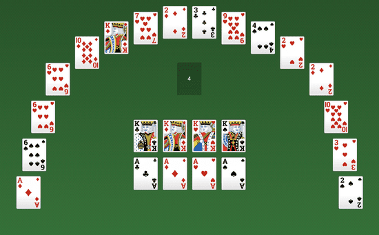 Halvmåne Kabale (Crescent Solitaire)